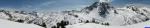 Tête de la Cabane: Panoramique depuis la Tête de la Cabane (2389m). De la tête de Combe Grosse (2795m) à la Cime de Merlier (2575m).